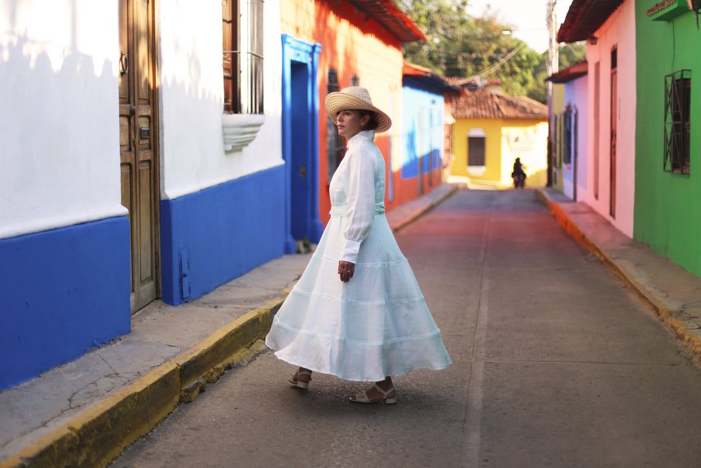 VESTIDO II | Pure Japanese linen by Nathalia Ojeda