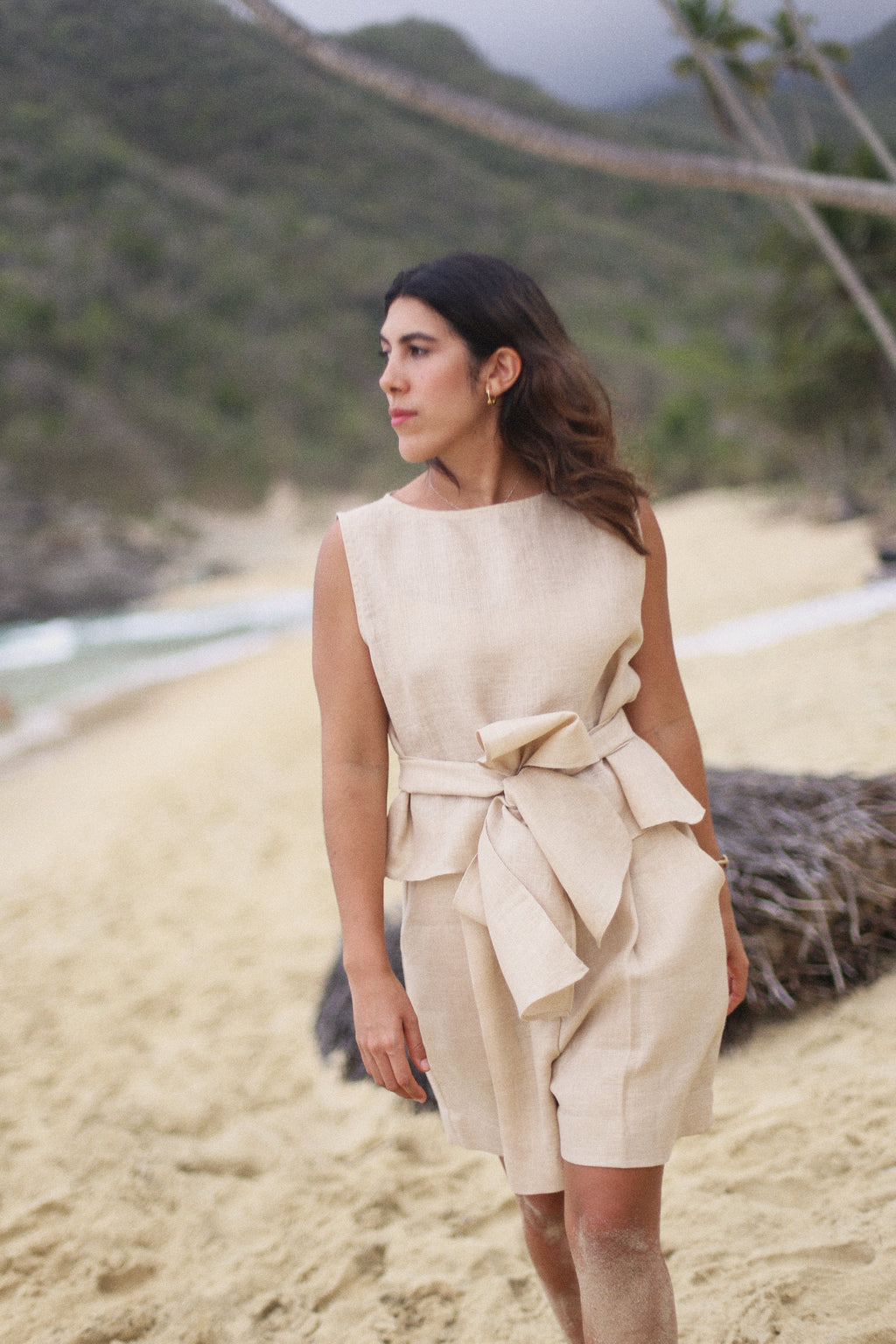 LAZO TOP | Pure Japanese linen by Nathalia Ojeda