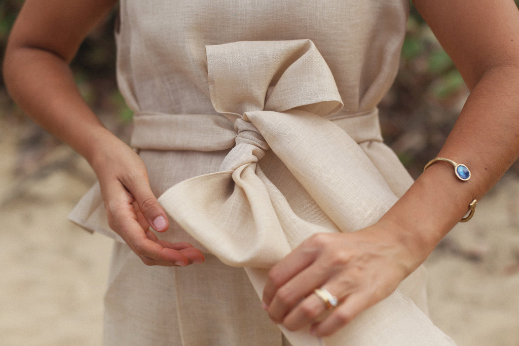LAZO TOP | Pure Japanese linen by Nathalia Ojeda