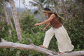 2-IN-1 SKIRT & PANTS CREAM MINT | Pure Japanese linen by Nathalia Ojeda
